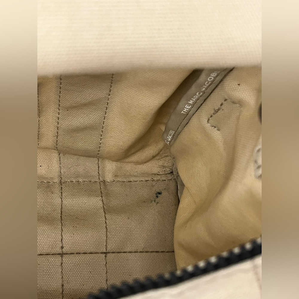 Marc Jacobs The Tote Bag Canvas Medium Beige - Picture 11 of 15
